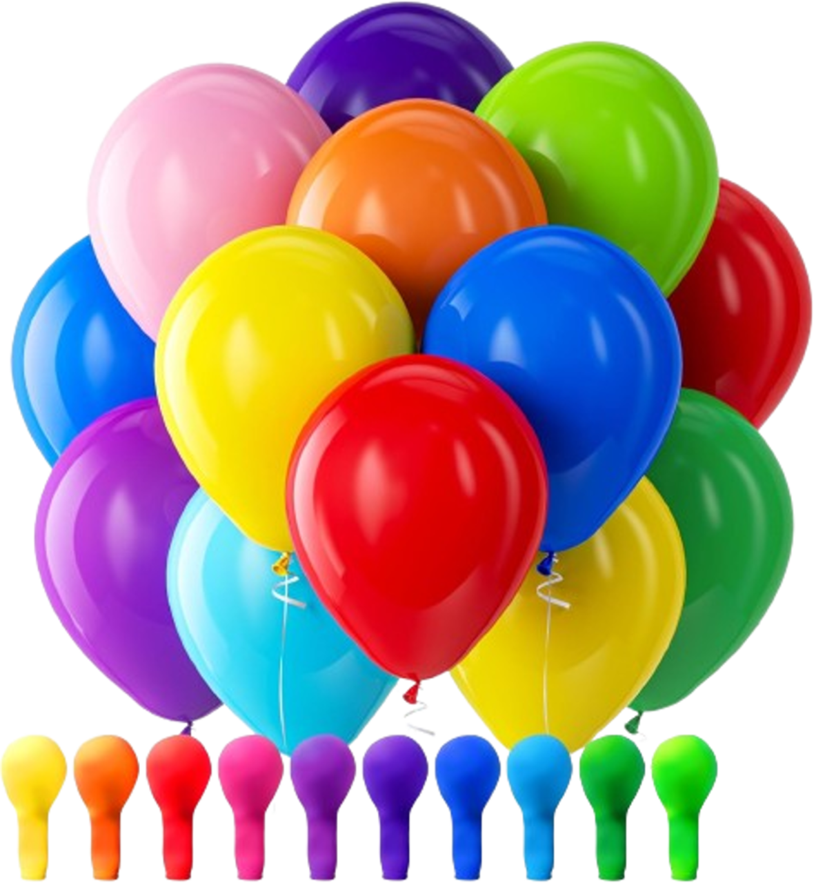 Latex Balloons, 9", Assorted Colors, 100 Pack – Party Decorations, Classroom Events & Celebrations